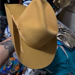 Authentic Western Trails Yellow Cowboy Hat